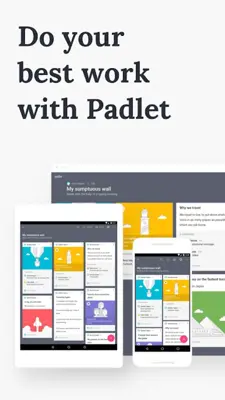 Padlet android App screenshot 0